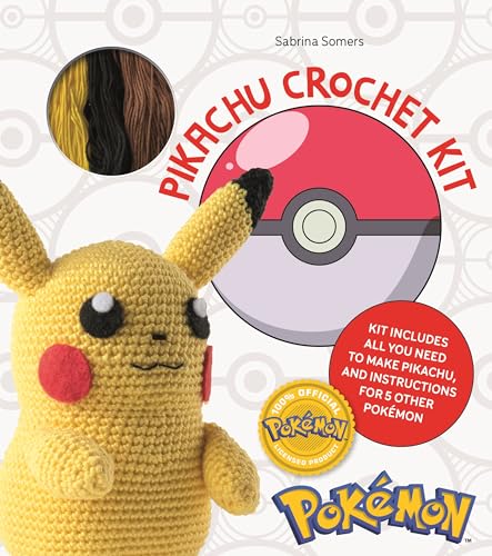 Pokémon Crochet Kit: Kit Includes Everything You Need to Make Pikachu and Instructions for 5 Other Pokémon: Kit includes materials to make Pikachu and instructions for 5 other Pokémon