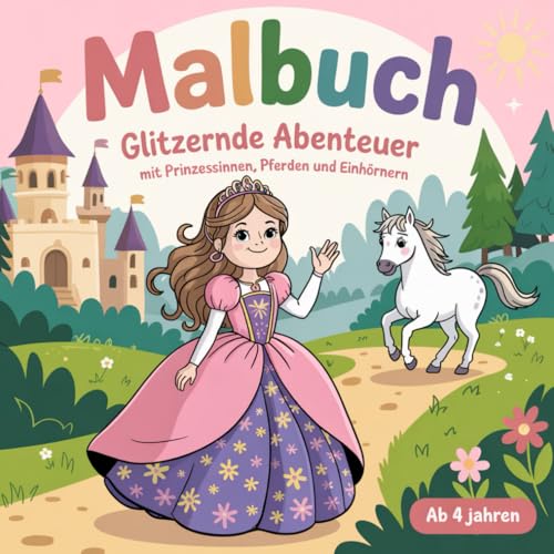 Glitzernde Abenteuer mit Prinzessinnen, Pferden und Einhörnern von Independently published