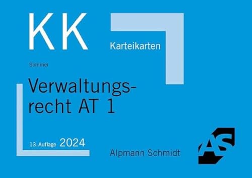 Karteikarten Verwaltungsrecht AT 1 (Karteikarten Öffentliches Recht) von Alpmann Schmidt Verlag