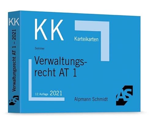 Karteikarten Verwaltungsrecht AT 1 (Karteikarten Öffentliches Recht)