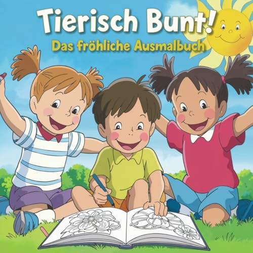 Tierisch Bunt! Das fröhliche Ausmalbuch: Male dir deine eigene Tierwelt – kunterbunt und voller Spaß! von Independently published