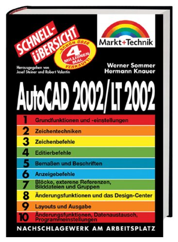AutoCAD 2002/LT 2002 - Schnellübersicht . Nachschlagewerk am Arbeitsplatz (Schnellübersichten) von Markt+Technik