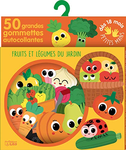 Gommettes pour les petites mains : Fruits et légumes du jardin - Dès 18 mois: 50 grandes gommettes autocollantes