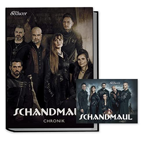 Schandmaul Chronik / Buch von Sonic Seducer im Hardcover, limitiert (nur 499 Exemplare) und handnummeriert + handsignierte Postkarte