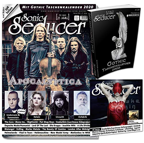 Sonic Seducer 02/2020 + Gothic Taschenkalender 2020 + 16-Track-EP-Album CHS215, im Mag: Nightwish, Mono Inc., Depeche Mode, Apocalyptica, Rammstein ... der CD-Beilage Cold Hands Seduction Vol. 215 Sonic Seducer 02/2020 + Gothic Taschenkalender 2020 + 16-Track-EP-Album CHS215, im Mag: Nightwish, Mono Inc., Depeche Mode, Apocalyptica, Rammstein ... der CD-Beilage Cold Hands Seduction Vol. 215 von Vogel, Thomas Media