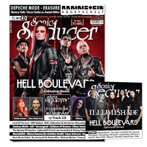 Sonic Seducer 02/2024 + CD: Hell Boulevard (exklusiv Track!) + Rammstein + Lord Of The Lost + Eisbrecher + Kirlian Camera + Vince Clarke vs. Daniel ... Erasure) + New Model Army + Joachim Witt