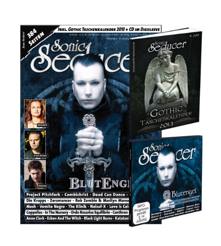 Sonic Seducer 02-13 mit Blutengel-Titelstory + Gothic Taschenkalender 2013 (insg. 384 Seiten) + CD, Bands: Dead Can Dance, Estampie, Diorama, Anne ... uvm.: + Gothic Taschenkalender 2013 + CD