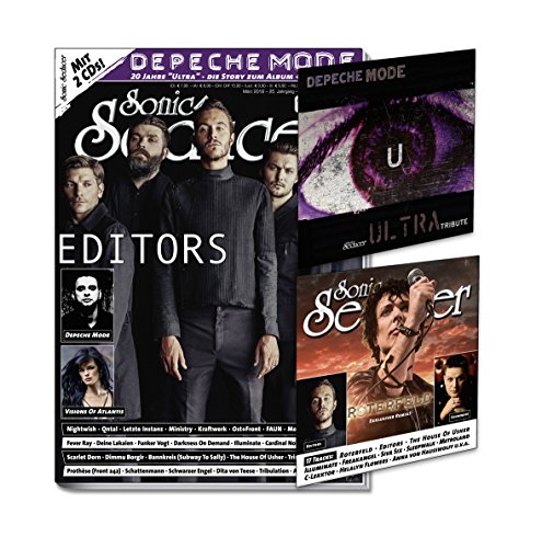 Sonic Seducer 03-2018 mit Editors Titelstory + exkl. CD mit Coverversionen zum Depeche Mode Album Ultra + 2. CD, Bands: Nightwish, Kraftwerk, Megaherz, Visions Of Atlantis u.v.a. von Thomas Vogel Media