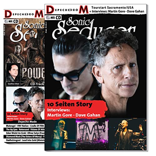 Sonic Seducer 04/2023 +CD: Depeche Mode - 10 Seiten Interviews: Martin Gore & Dave Gahan & Live USA Memento Mori / Ghost Again Tour + Powerwolf+Lord ... + Blutengel + The 69 Eyes + Cradle Of Filth von Thomas Vogel Media