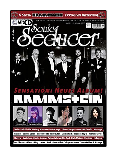 Sonic Seducer 05-2017 mit 12 Seiten Rammstein Titelstory und exkl. Interview zur Sensation: Neues Rammstein Album + CD, Bands: Depeche Mode, Welle: Erdball, Blutengel, Linkin Park u.v.m. von Thomas Vogel Media
