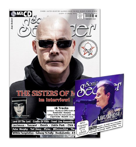 Sonic Seducer 06-14 mit The Sisters Of Mercy-Titelstory + CD mit über 77 Minuten Spielzeit, Bands: Lacrimosa, Lord Of The Lost, Within Temptation, Deathstars, Subway To Sally u.v.m. Sonic Seducer 06-14 mit The Sisters Of Mercy-Titelstory + CD mit über 77 Minuten Spielzeit, Bands: Lacrimosa, Lord Of The Lost, Within Temptation, Deathstars, Subway To Sally u.v.m. von Thomas Vogel Media