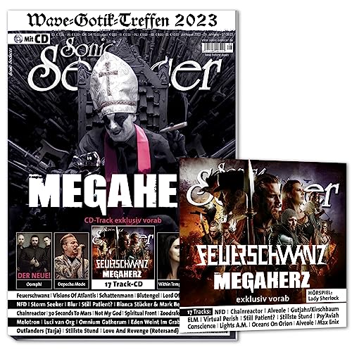 Sonic Seducer 07/08-2023 + CD: Megaherz + Depeche Mode + Feuerschwanz + Within Temptation + Oomph! + A Life Divided + Schattenmann + Bianca Stücker & Mark Benecke + 30 Seconds To Mars + WGT 2023 Sonic Seducer 07/08-2023 + CD: Megaherz + Depeche Mode + Feuerschwanz + Within Temptation + Oomph! + A Life Divided + Schattenmann + Bianca Stücker & Mark Benecke + 30 Seconds To Mars + WGT 2023