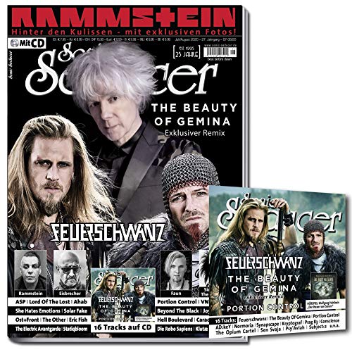 Sonic Seducer 07-08/2020 Feuerschwanz- & The Beauty Of Gemina-Titelstories + 16 Tracks auf CD, im Mag: Rammstein, Faun, Eisbrecher, Joy Division, VNV ... Control, Joy Division, VNV Nation u.v.m.