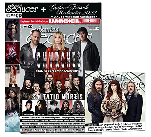 Sonic Seducer 09/2021 + Gothic-Fetisch Kalender 2022 + Chvrches & Robert Smith (The Cure) + Rammstein/Lindemann + Saltatio Mortis + Martin Gore + ... Pimps + Auri (Nightwish) + 17 Track CD von Thomas Vogel Media / Sonic Seducer