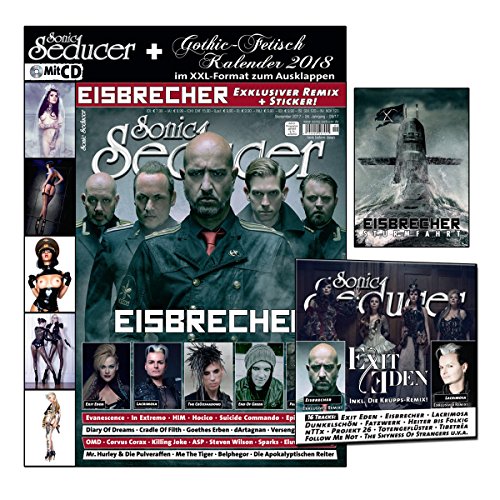 Sonic Seducer 09-2017 + Gothic-Fetisch Kalender 2018 im XXL-Format + CD mit 16 Songs und exkl. Remixen von Eisbrecher und Lacrimosa + ... + Gothic-Fetisch-Kalender 2018 + Sticker Sonic Seducer 09-2017 + Gothic-Fetisch Kalender 2018 im XXL-Format + CD mit 16 Songs und exkl. Remixen von Eisbrecher und Lacrimosa + ... + Gothic-Fetisch-Kalender 2018 + Sticker von Thomas Vogel Media