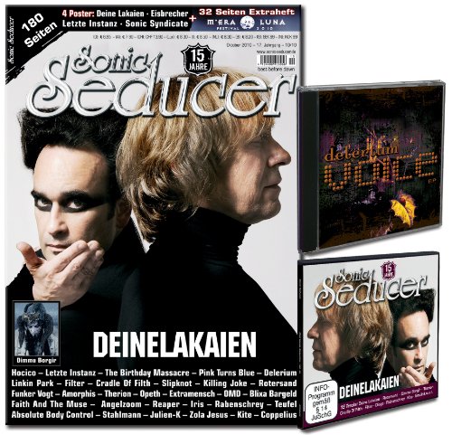 Sonic Seducer 10-10 Limited Edition mit exkl. Delerium-EP + Deine Lakaien-Sticker + M'Era Luna Beilage inkl. 4 Poster v. Eisbrecher, Deine Lakaien, Sonic Syndicate & Letzte Instanz + CD Sonic Seducer 10-10 Limited Edition mit exkl. Delerium-EP + Deine Lakaien-Sticker + M'Era Luna Beilage inkl. 4 Poster v. Eisbrecher, Deine Lakaien, Sonic Syndicate & Letzte Instanz + CD von Thomas Vogel Media e. K.
