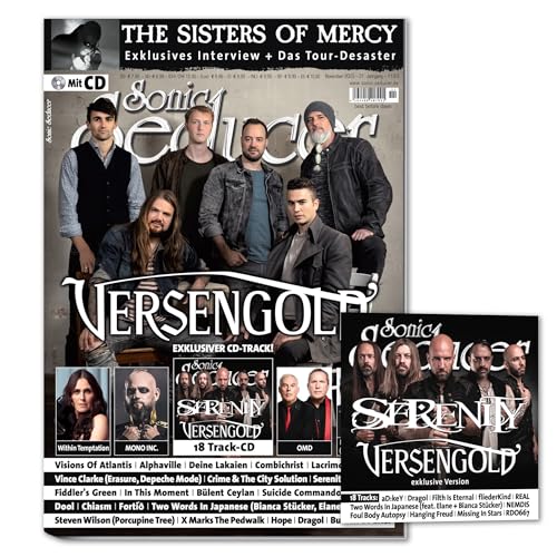 Sonic Seducer 11/2023 + CD: Versengold + Sisters Of Mercy 5 S. exkl. Interview + OMD + Within Temptation + Mono Inc. + Vince Clarke (Depeche Mode, ... x Budgie (The Cure, Siouxsie) + Lacrimosa von Thomas Vogel Media
