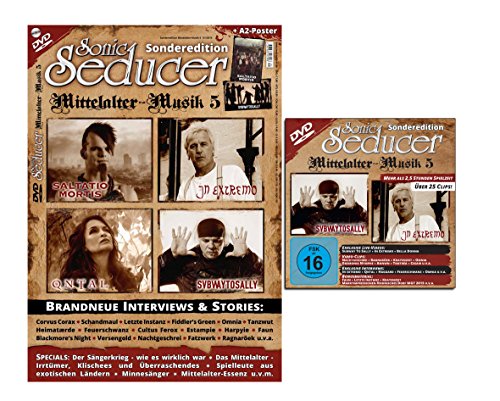 Sonic Seducer Sonderedition Mittelalter-Musik 5 im XL-Format (DIN A 3) + DVD mit über 25 Clips + XL-Poster: Subway To Sally + Saltatio Mortis, Bands: In Extremo, Corvus Corax, Schandmaul u.v.m. von Thomas Vogel Media