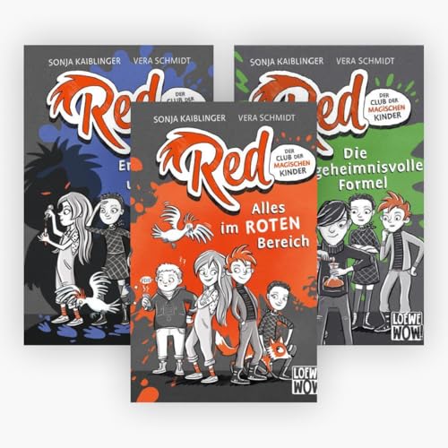 Red - Der Club der magischen Kinder Band 1-3 plus 1 exklusives Postkartenset