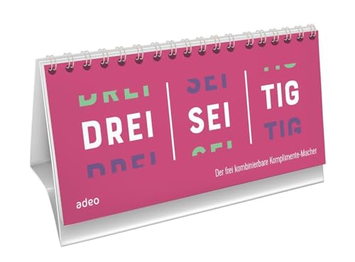 Drei-sei-tig: Der frei kombinierbare Komplimente-Macher von adeo Verlag