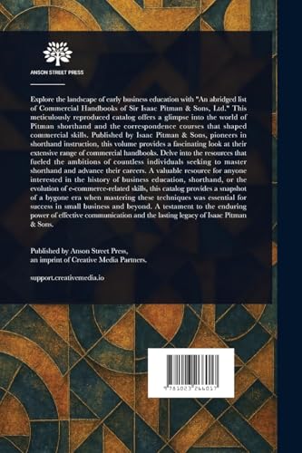 An Abridged List of Commercial Handbooks of Sir Isaac Pitman & Sons, Ltd.