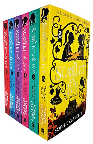 Scarlet and Ivy Series 6 Books Collection Set by Sophie Cleverly (The Lost Twin,The Whispers in the Walls,The Dance in the Dark,The Lights Under the Lake,The Curse in the Candlelight,The Last Secret)