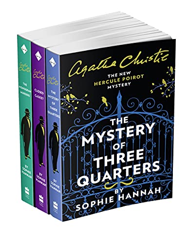 Sophie Hannah Hercule Poirot Serie 3 Büchersammlungsset (Das Geheimnis der Dreiviertel, Geschlossener Sarg, Die Monogrammmorde)