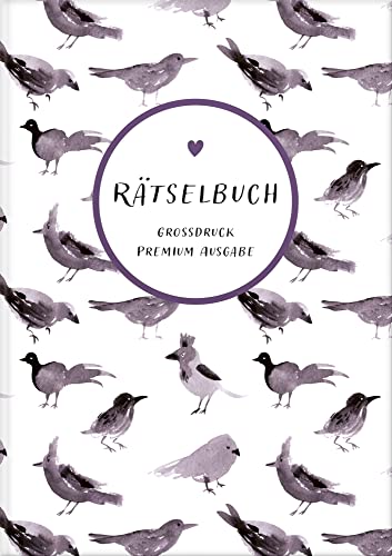 Deluxe Rätselbuch/Rätselblock mit extra großem Druck für Erwachsene und Senioren in DIN A4. Kreuzworträtsel, Sudoku, Stradoku, Rätselpyramide, ... für Senioren und Rentner mit Großdruck