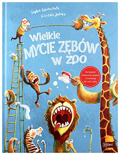 Wielkie mycie zebow w zoo
