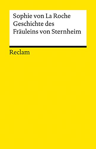 Geschichte des Fräuleins von Sternheim (Reclams Universal-Bibliothek) von Reclam Philipp Jun.