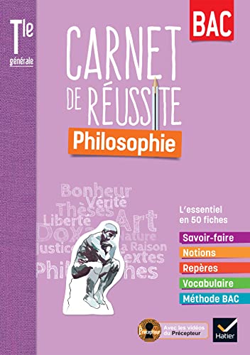 Mon carnet de réussite Philosophie Terminale - Ed. 2022 - Carnet élève von HATIER