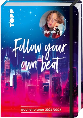 Follow your own beat. Wochenplaner 2024/2025: 14-Monate-Timer von @sosopinkypie von Frech