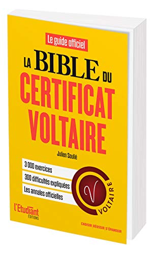 La Bible du Certificat Voltaire von L ETUDIANT