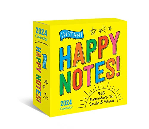 2024 Instant Happy Notes Boxed Calendar: 365 Reminders to Smile and Shine! (Daily Motivational Desk Gift) (Inspire Instant Happiness Calendars & Gifts)