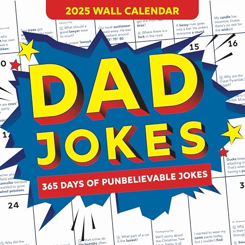 2025 Dad Jokes Wall Calendar: 365 Days of Punbelievable Jokes (World's Best Dad Jokes Collection) von Sourcebooks Plus