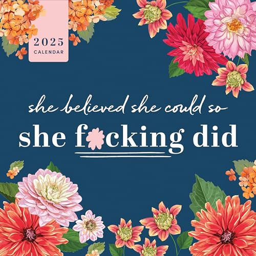 2025 She Believed She Could So She F*cking Did Wall (Calendars & Gifts to Swear By) von Sourcebooks