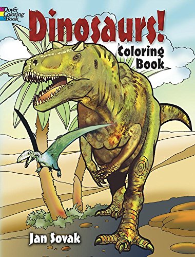 Dinosaurs! Coloring Book (Dover Coloring Books) (Dover Nature Coloring Book)