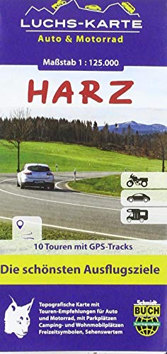 Luchskarte Harz Auto & Motorrad: Die schönsten Ausflugsziele