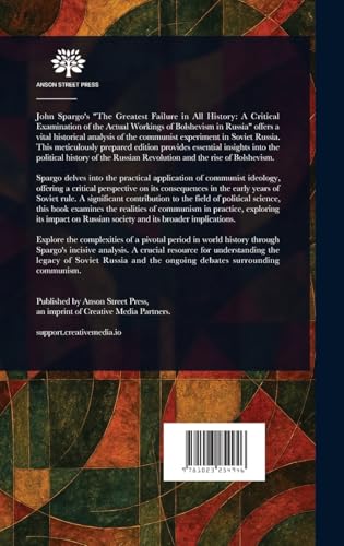 "The Greatest Failure in All History" von Anson Street Press