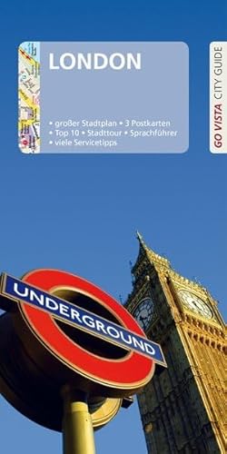 GO VISTA: Reiseführer London: Mit Faltkarte und 3 Postkarten (Go Vista - City Guide)