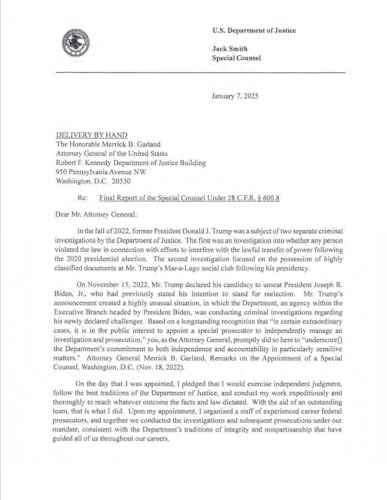 Final Report of the Special Counsel von Independently published