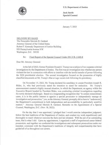 Final Report of the Special Counsel: Jack Smith Special Counsel von Independently published