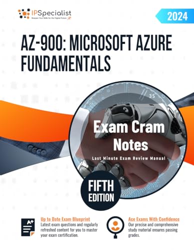 AZ-900: Microsoft Azure Fundamentals Exam Cram Notes: Fifth Edition - 2024 von Independently published