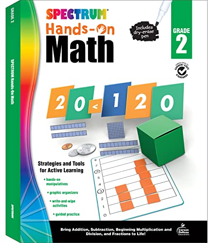 Spectrum Hands-on Math, Grade 2