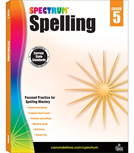 Spectrum Spelling, Grade 5 Spectrum Spelling, Grade 5