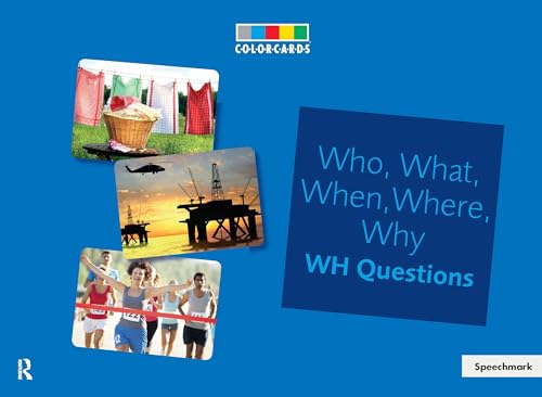 Who, What, When, Where Colorcards: WH Questions