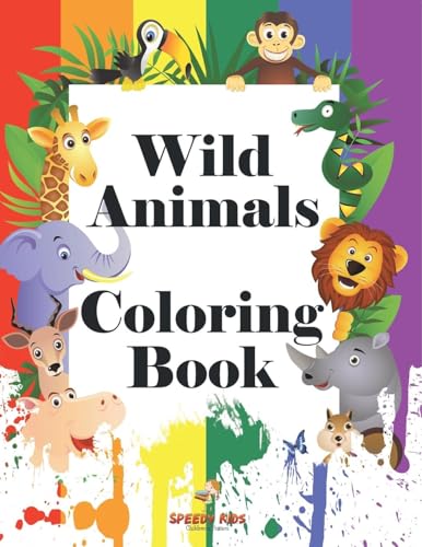 Wild Animals Coloring Book Wild Animals Coloring Book von Speedy Kids