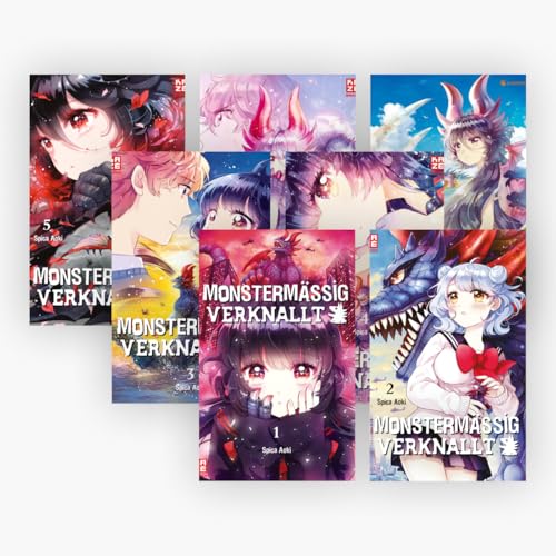 Monstermässig verknallt Band 1-7 plus 1 exklusives Postkartenset