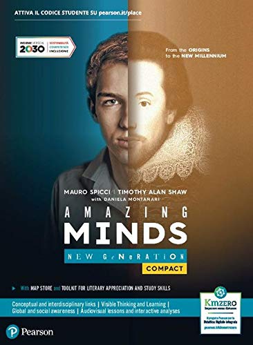 Amazing minds. New generation compact. From the origins to the new millennium. Per le Scuole superiori. Con e-book. Con espansione online von Pearson Longman