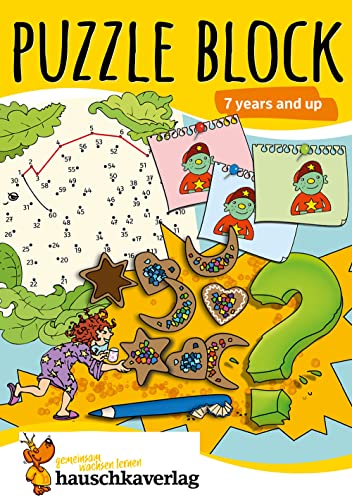 Puzzle Activity Book from 7 Years: Colourful Preschool Activity Books with Puzzle Fun - Labyrinth, Sudoku, Search and Find Books for Children, ... & Logical Thinking: Puzzle Activity Books